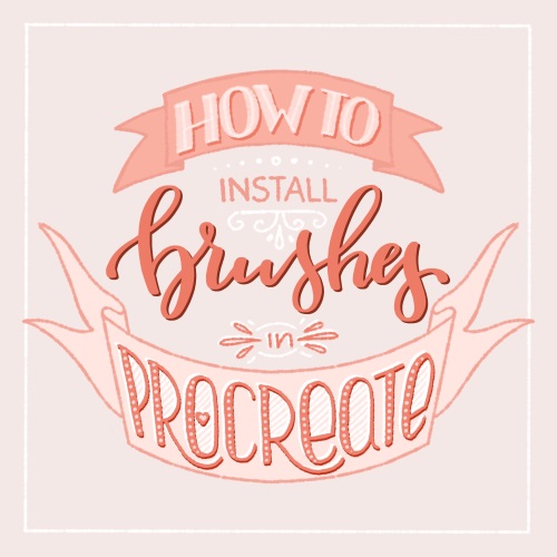 How to install custom Procreate brushes in the app